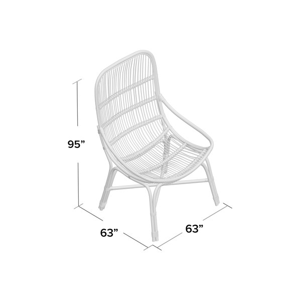 Tikamoon Pia 63Cm Wide Tub Chair Wayfair.co.uk